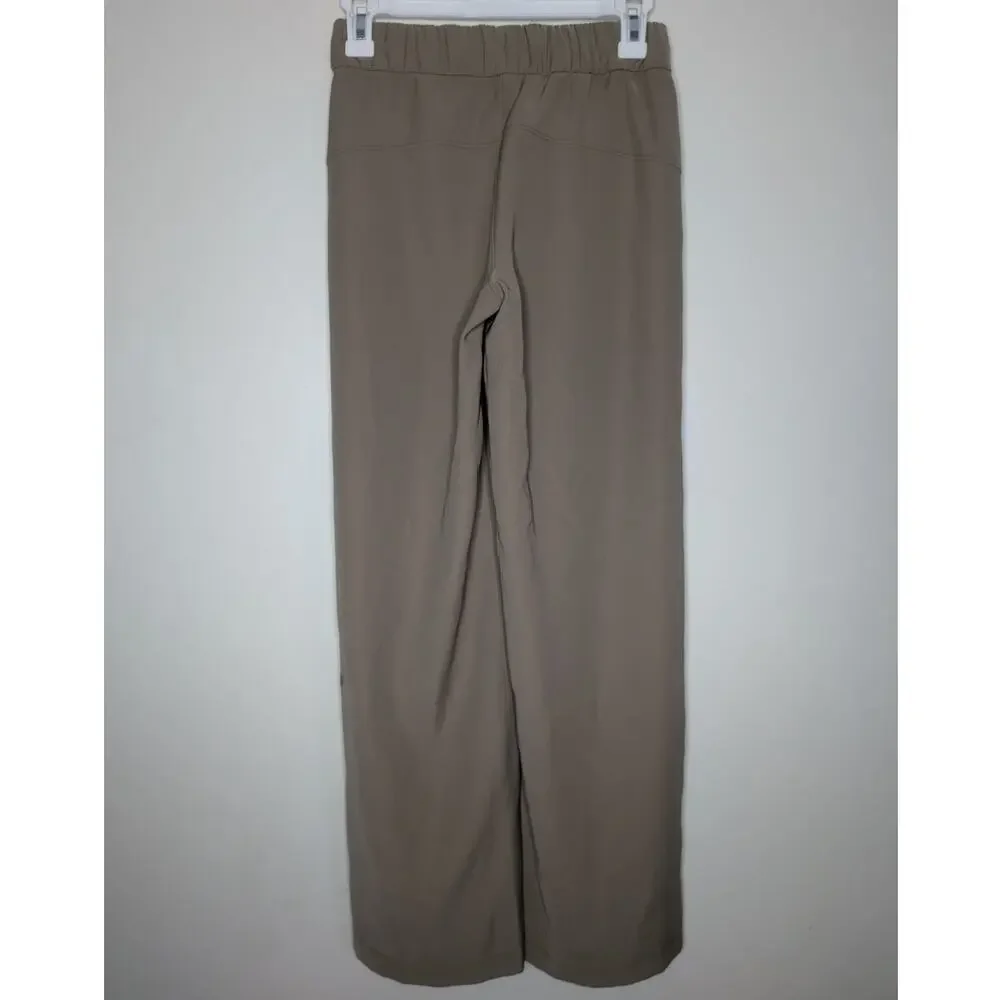 Lululemon On The Fly Wide Leg Pant Travel Woven 31.5